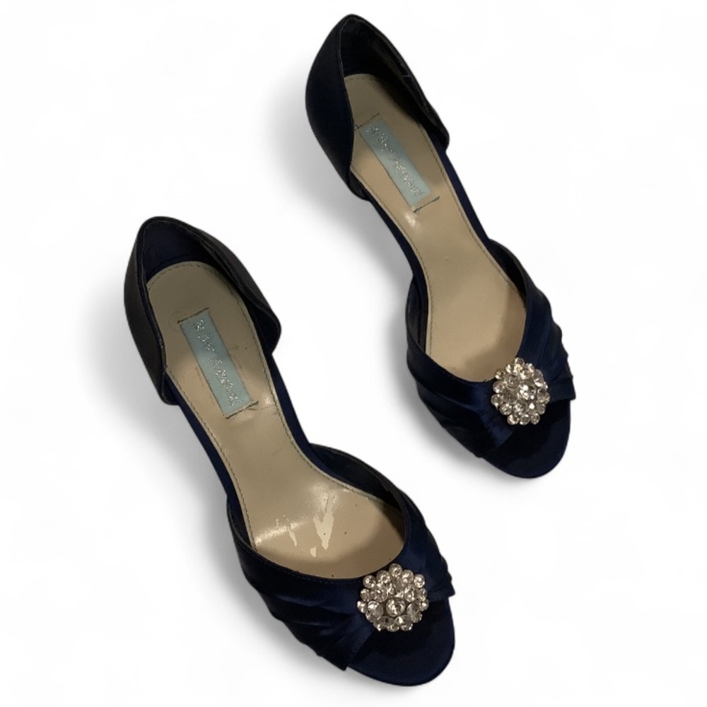 Blue by Betsey Johnson Womens Blue Heels SZ 8 M